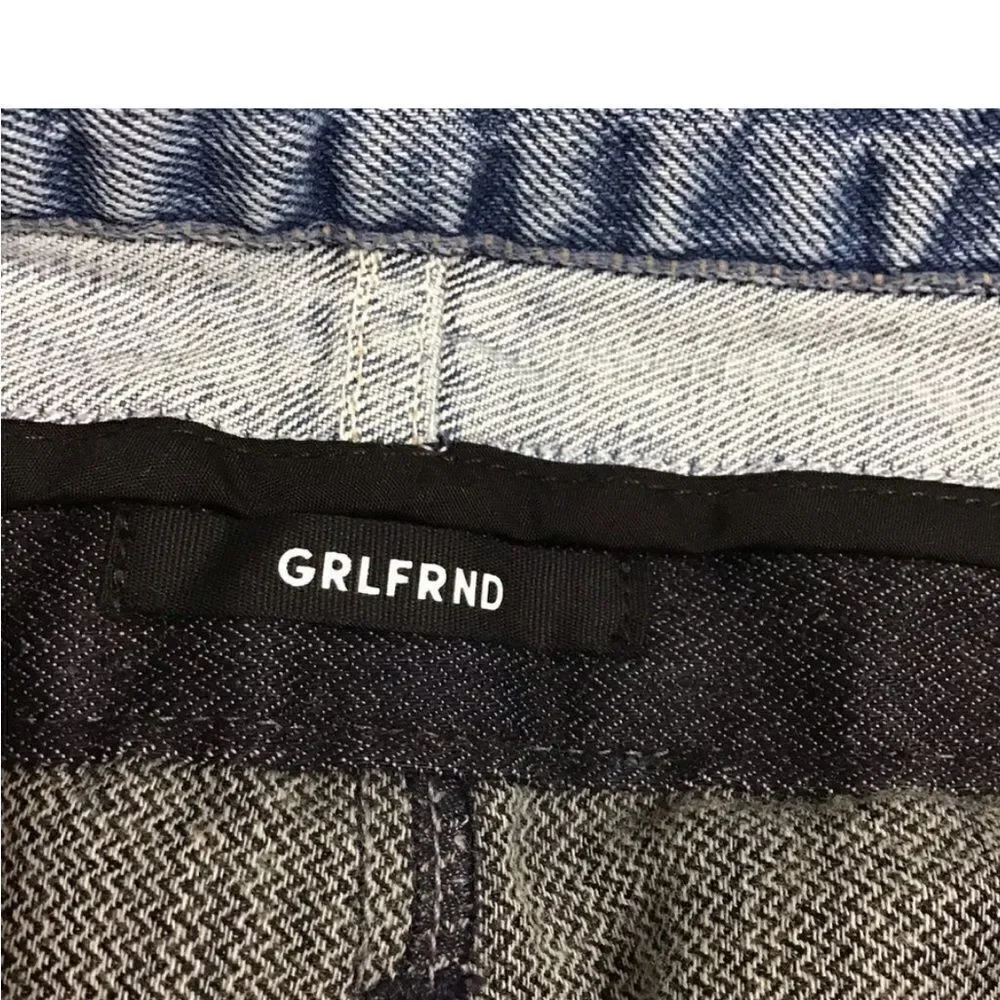 GRLFND Blue Double Waisted Denims Size 26